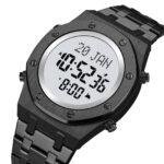 ساعة أذان رجالية, ساعة SKMEI 2043, ساعة رقمية إسلامية, ساعة اتجاه القبلة, ساعة مواقيت الصلاة, ساعة تقويم هجري وميلادي, ساعة مقاومة للماء 30 متر, ساعة ستانلس ستيل ذهبية, ساعة رجالية فخمة, ساعة إسلامية مع منبه, ساعة رياضية رقمية, ساعة رمضان رجالية, ساعة للمصلين, ساعة عرض التاريخ واليوم, ساعة 12/24 ساعة, ساعة بإضاءة خلفية EL, ساعة هدية للمناسبات الإسلامية