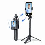 ستاند تصوير بشاشة, سيلفي ستيك بشاشة, حامل جوال بشاشة تحكم, ستاند تصوير احترافي, ترايبود مع شاشة, سيلفي ستيك يفتح تلقائي, ستاند 1.65 متر, حامل جوال للبث المباشر, ستاند تصوير تيك توك, ستاند تصوير يوتيوب, حامل تصوير كامل الجسم, ستاند تصوير بزوم وفوكس, سيلفي ستيك مع تحكم كامل, حامل تصوير مع شاشة عرض