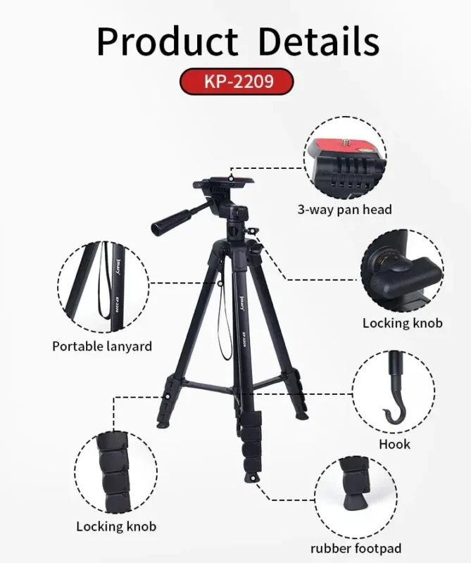 ترايبود Jmary KP-2209, حامل كاميرا احترافي, ترايبود جوال بمحور أفقي, تصوير علوي Flat Lay, معدات تصوير احترافية, ترايبود جيماري 1.7 متر, حامل تصوير منتجات, ترايبود تصوير طبخ, Jmary KP-2209 Oman, حامل موبايل للتصوير العمودي, ترايبود تكنوفا, Technova tripod, أرخص سعر ترايبود Jmary, حامل ثلاثي الأرجل احترافي, أدوات تصوير يوتيوب وتيك توك, حامل كاميرا 360 درجة, ترايبود خفيف للسفر, Jmary Official Oman.
