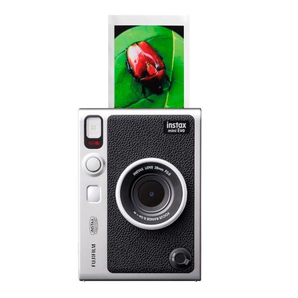 Fujifilm Instax Mini Evo، كاميرا انستاكس ميني ايفو، كاميرا فورية احترافية، طابعة صور فورية، كاميرا هجينة، تكنوفا عمان، أدوات تصوير فوتوغرافي، Instax Hybrid Camera، أفضل كاميرا فورية 2026
