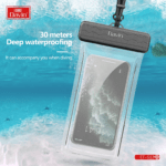 جراب هاتف ضد الماء، حقيبة جوال للسباحة، Waterproof Phone Pouch Davin، حماية الهاتف تحت الماء، إكسسوارات بحر تكنوفا، جراب جوال للتصوير تحت الماء، حقيبة غوص للهاتف، Davin Oman، أفضل جراب ضد الماء 2026