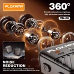 Plokama VM-80, ميكروفون لاسلكي مزدوج, ميكروفون صانع محتوى, ميكروفون لاسلكي للآيفون, ميكروفون إلغاء الضوضاء, ميكروفون تكنوفا, Wireless Lavalier Mic, ميكروفون بلوكاما, أدوات تصوير يوتيوب, ميكروفون مغناطيسي , مايك , مايك لاسلكي للآيفون