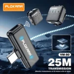 Plokama VM-80, ميكروفون لاسلكي مزدوج, ميكروفون صانع محتوى, ميكروفون لاسلكي للآيفون, ميكروفون إلغاء الضوضاء, ميكروفون تكنوفا, Wireless Lavalier Mic, ميكروفون بلوكاما, أدوات تصوير يوتيوب, ميكروفون مغناطيسي , مايك , مايك لاسلكي للآيفون