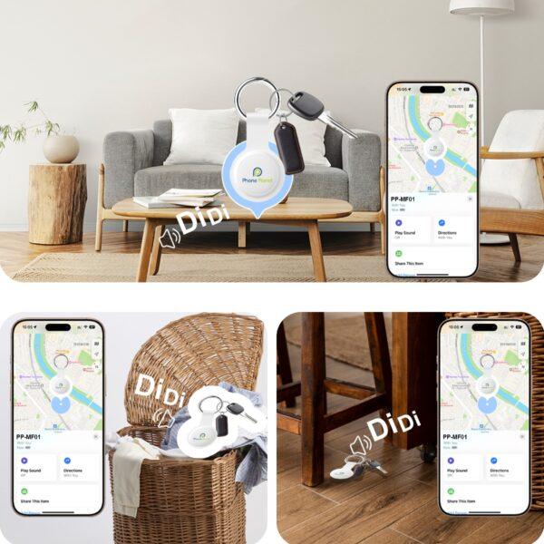جهاز تتبع ذكي, Phone Planet PP-MF02, متتبع أغراض للآيفون, متتبع أندرويد, بديل ايرتاج, متجر تكنوفا, ميدالية تتبع مفاتيح, جهاز تتبع Apple Find My, جهاز تتبع Google Find My Hub, إكسسوارات ذكية عمان.